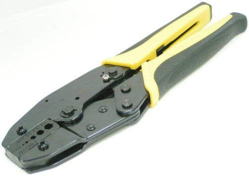 Ratchet Coaxial Crimping Tool HT-801F5 for RG8/174/316, Fiber optic F2/3/5